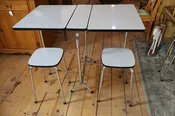 Versatile Retro Folding Table Set - Compact and Stylish — Simply Rescued
