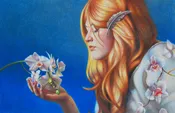 As Love Grows, colored pencil drawing