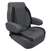 Wise 3126 High Back Pontoon Reclining Helm | Dark Mode