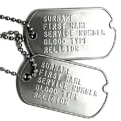 Custom Dog Tag Set