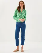 28" Lindessa High Rise Crop Jean - Medium Wash
