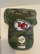KANSAS CITY CHIEFS CAMO PRINT ADJUSTABLE BALLCAP — Hats N Stuff