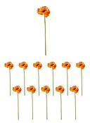 27" Artificial Poppy Stem Collection
