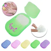 Disposable Soap Sheets in Mini Colorful Travel Case