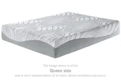 Ashley Furniture 12 Inch Memory Foam – California King Mattress – White