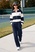 90s Rugby Female Jumpsuit | Navy