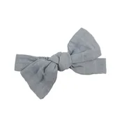 Baby Bow Cotton Headband - Ocean