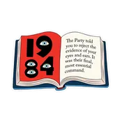 1984 Book Quote Die Cut Sticker