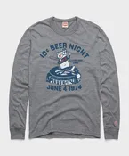 10 Cent Beer Night Cleveland Ohio Long Sleeve Tee