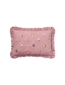Blush Orvokki Embroidered Pillow