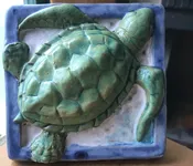 Sea Turtle (4" x 4") — Clay Trout Pottery