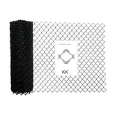 BLACK CHAIN LINK VINYL COATED FABRIC 8 GA. EXTRUDED – F668 CLASS 1 (2″ Mesh) KK – (RES/HVY/COMMERCIAL)