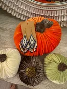 Boho earrings, fringe earrings, bohemian earrings, dangle earrings, beaded ear