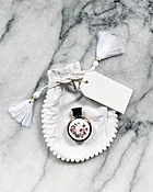 Artisanal Fragrance in Handpainted Vintage Vial | Slow Beauty Perfume Keepsake | marble & milkweed — marble & milkweed