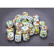 12mm 36d6 Brush Dice: Breezy Blue