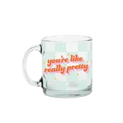 Clear Glass Mug – Wavy Daisy Design | Top Seller Drinkware Gift