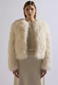 Anastasia Cream Fur Coat