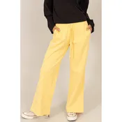 Mid-Rise Drawstring Wide Leg Pants