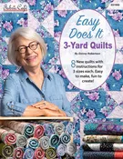 Easy Does It 3-Yard Quilts Book by Donna Robertson