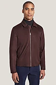 Burgundy Harrington Jacket