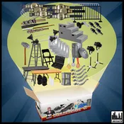 50 Piece Accessory Starter Kit for WWE & AEW Wrestling Action Figures