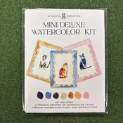 Cats Mini Watercolor Painting Kit - Antiquaria Mercantile