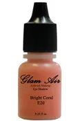 Glam Air Airbrush Bright Coral  Eye shadow Sparkles Water-based Makeup E20