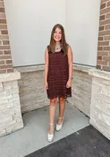 Brown Knit Dress
