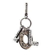 3 Letter LoL Leather Charm - Multicolor