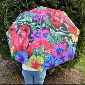 Anuschka ~ Umbrella ~ Flamingo