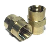 1/4” Female x 1/4” Female Brass Pipe Coupler