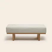Banc ANCA dalila gris perle