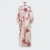 Cherry Blossom & Crane Long Kimono Robe