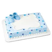 Baby Booties Cake - Blue (13412)