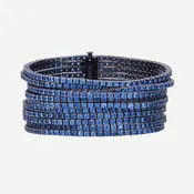 11 Row Bracelet with Sapphires