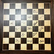2026 American Cup Autographed Wooden Board (All Players)