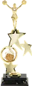 Cheer Spin Star Trophy 13" — The Trophy Case