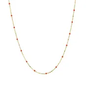 16" Apple Dot Ball Chain Necklace