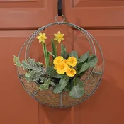 14-inch Wreath Hanging Basket with Coco-fiber Liner