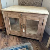 Vintage Bleached Display Cabinet