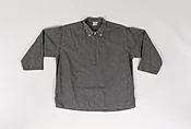 1960s Gingham Quarter Zip Collared Blouse — TRASH