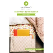 Bed Buddy Book Holder (Downloadable Sewing Pattern)