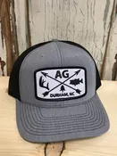 AG Outfitters Patch Trucker Hat Heather Grey/Black