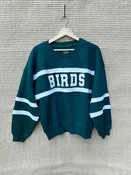 BIRDS Stripe Crewneck