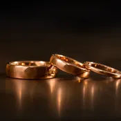 18k Rose Gold Tungsten Ring (6mm)