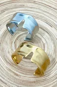 AB Shiny Split Cuff Bracelet -2 Colors SS