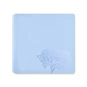 12x12 Hydrangea Haven Album Cover - Icy Blue