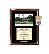 AllGiftFrames Angelo State University Diploma Frame Lithograph Degree Graduation Framing Black Matted Engraved Custom University Graduate Gift Holder Case