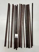 16 Piece, Indian Rosewood Stick Blanks 21"x3/8"x1/4"#7093