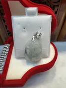 5) Real Jade Pendant for Year of the Dragon (with 925 sterling silver clasp)